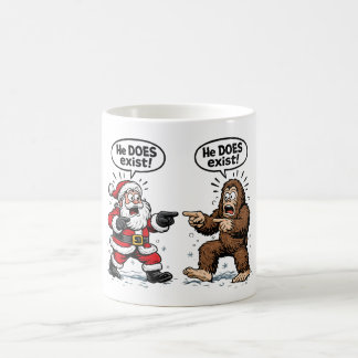 Mug Il existe! Santa & Bigfoot