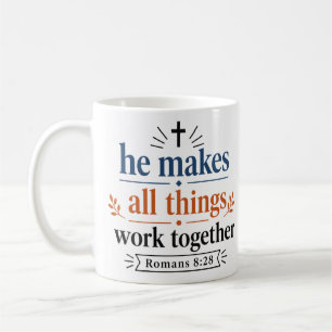 Mug Il fait que toutes choses concourent à l'encourage