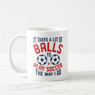 Mug Il faut beaucoup de couilles