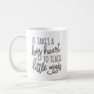 Mug Il faut un grand coeur pour apprendre les petits e