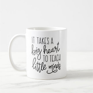 Mug Il faut un grand coeur pour apprendre les petits e