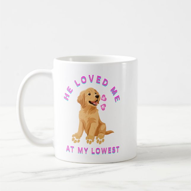 Mug Il m'a aimé au plus bas (Gauche)