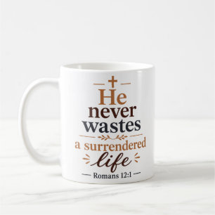 Mug Il n'a jamais gaspillé une vie abandonnée Citation