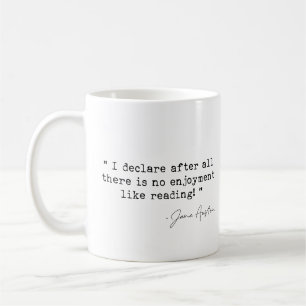 Mug Il n'y a pas de plaisir à lire Jane Austen