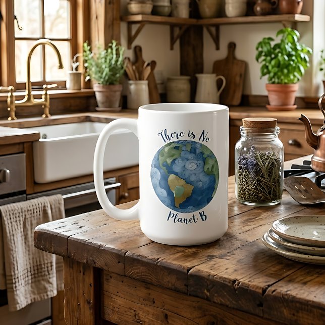 Mug Il n'y a pas de planète B (Créateur téléchargé)