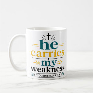 Mug Il Porte Ma Faiblesse Citation De Promesse Des Écr
