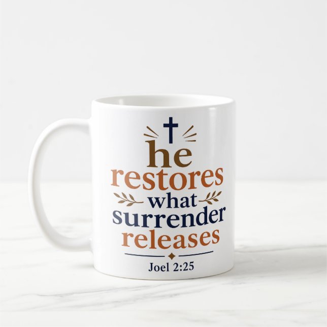 Mug Il restaure ce que la reddition libère Encourageme (Gauche)