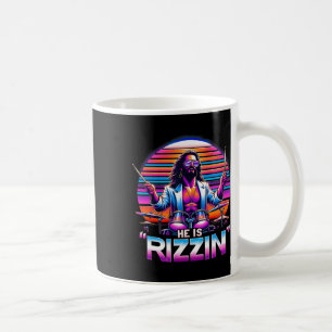 Mug Il Rizzin' Jésus A Rizzen Funny Pâques Christ
