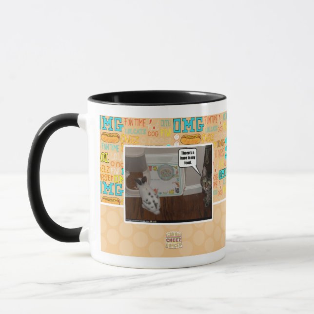 Mug Il y a des lièvres en ma nourriture (Gauche)