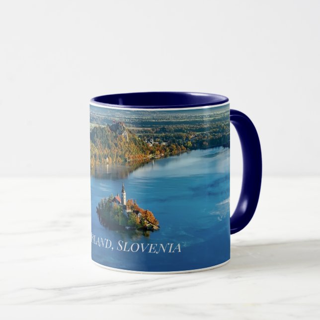 Mug Île de Bled, Slovénie, pittoresque (Devant droit)