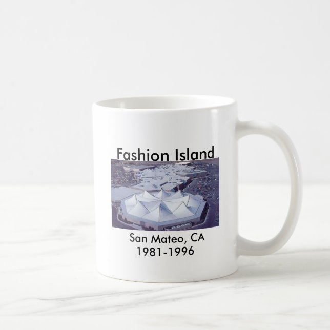 Mug Île de mode, San Mateo, CA 1981-1996 (Droite)