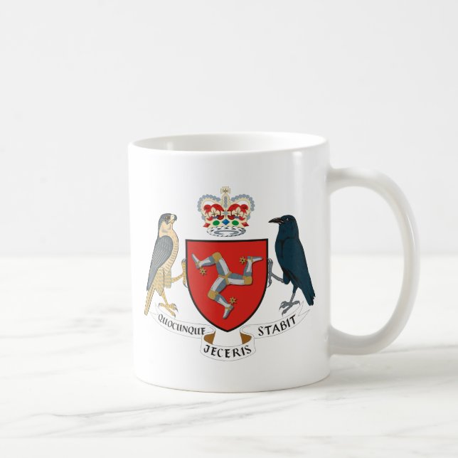 Mug île d'emblème de l'homme (Droite)