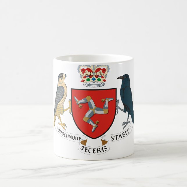 Mug île d'emblème de l'homme (Centre)