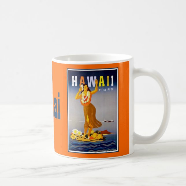 Mug Île d'Hawaï de Kauai (Droite)