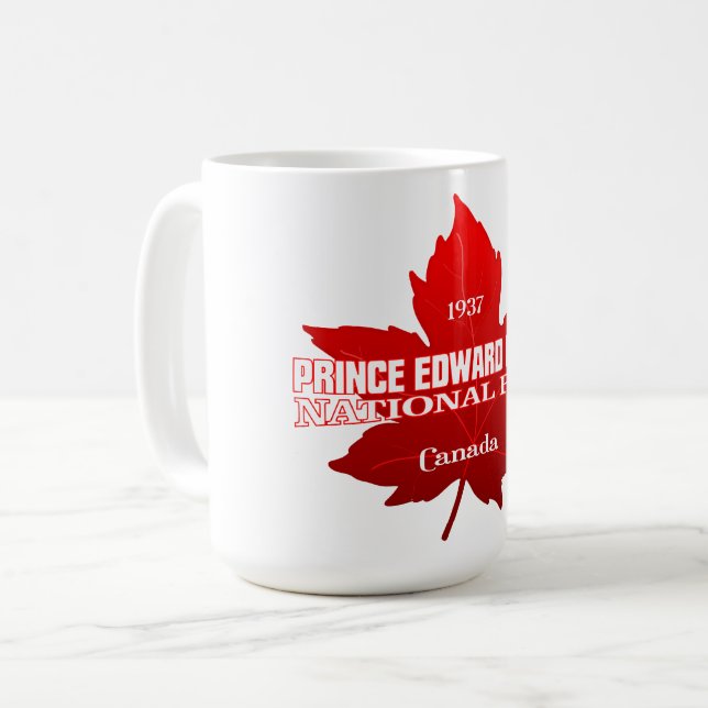 Mug Île-du-Prince-Édouard NP (feuille d'érable) (Devant gauche)