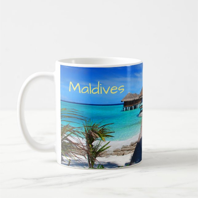 Mug Île-hôtel tropicale des Maldives (Gauche)