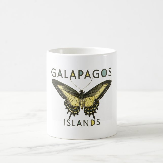 Mug Îles des papillons Galapagos (Centre)