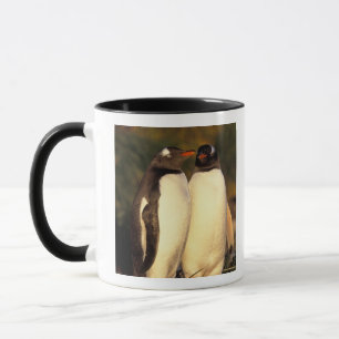 Mug Îles Falkland. Manchots gentoo. (Pyroscelis