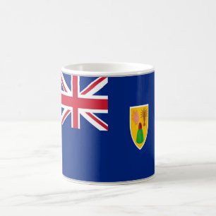 Mug Îles Turques et Caïques - Drapeau -