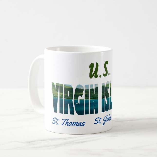 Mug Îles Vierges américaines (Devant gauche)