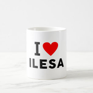 Mug Ilesa Nigeria ville de l'amour coeur comme symbole