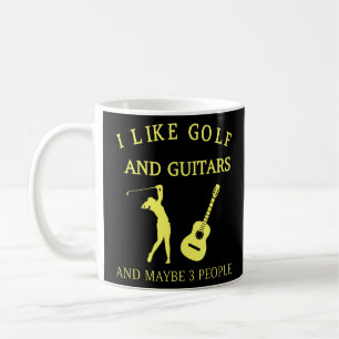 Mug iLike Golf et Guitares et peut-être 3 personnes