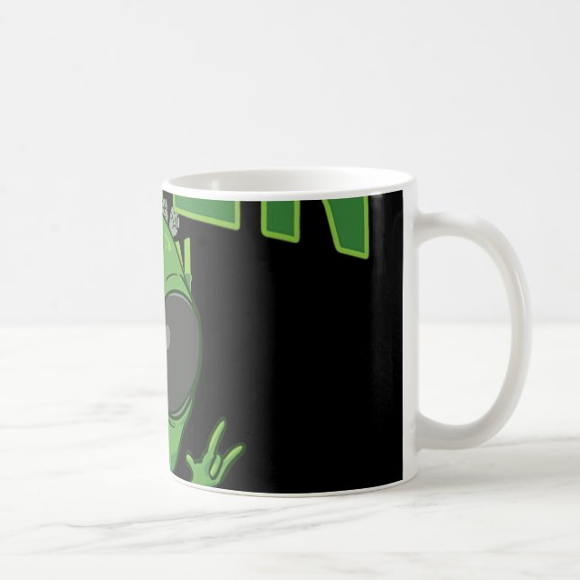 Mug ILL Alien ASL Gesture mains sourdes Perte d'auditi (Droite)