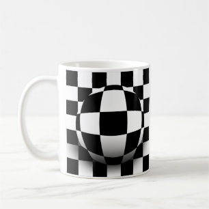 Mug Illusion damier