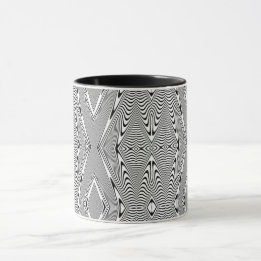 Mug Illusion d'optique 11 Design Abstrait