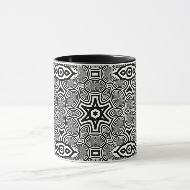Mug Illusion d'optique 12 Design Abstrait (Centre)