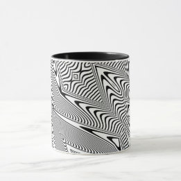 Mug Illusion d'optique 14 Conception Abstraite