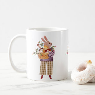 Mug Illustration adorable de l'animal mignon du café l