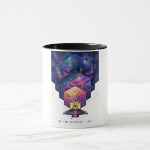 Mug Illustration artistique du télescope spatial James