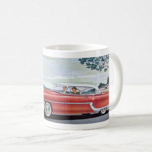Mug ILLUSTRATION AUTOMOBILE vintage NOSTALGIE