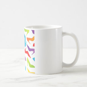 Mug Illustration avec des chaussures de dames