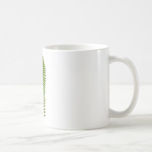 Mug Illustration botanique de feuille verte et jaune