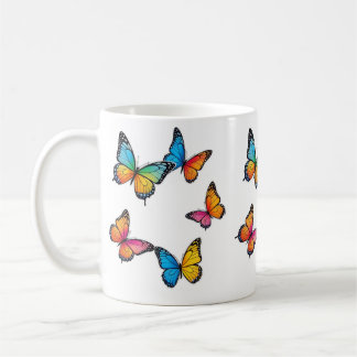 Mug Illustration colorée de papillon