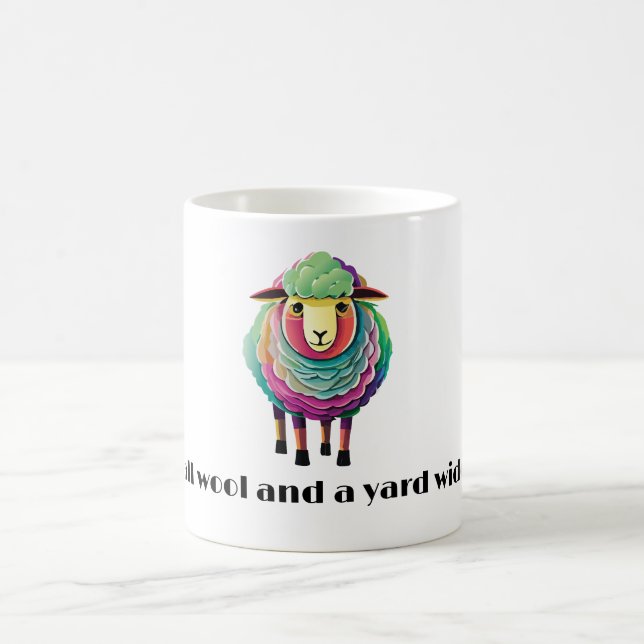 Mug Illustration colorée des moutons (Centre)