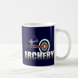 Mug Illustration d'archers de cible de Londres de tir