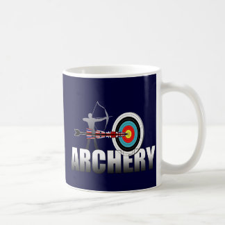 Mug Illustration d'archers de cible de Londres de tir