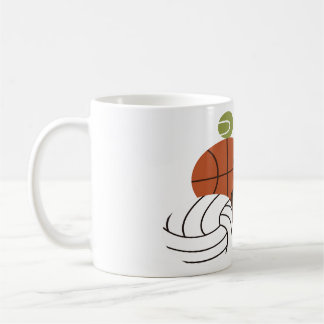 Mug illustration de balle de sport