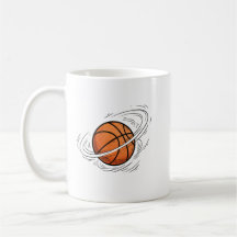 Illustration de basket-ball sur la planète Saturne