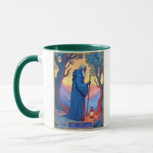 Mug Illustration de carte de tarot, l'Ermite