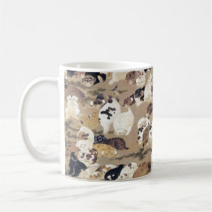 Mug Illustration de Cent Chiens par Ito Jakuchu