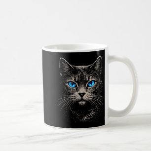 Mug Illustration de chat de style grunge vintage drôle