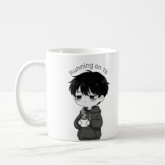 Mug Illustration de Chibi Café Relatable à 1 Pour Cent