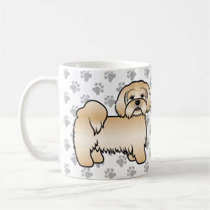 Mug Illustration de chien de dessin animé mignon Lhasa