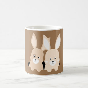 Mug Illustration de clip art de terrier de lapin