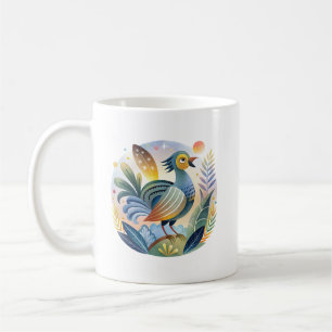 Mug Illustration de faisan Art de la faune et de la