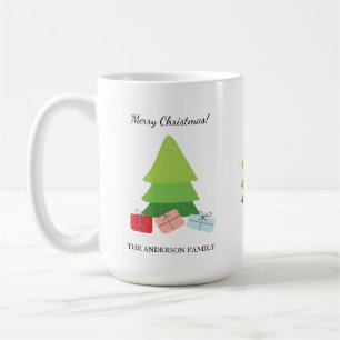 Mug Illustration de famille colorée